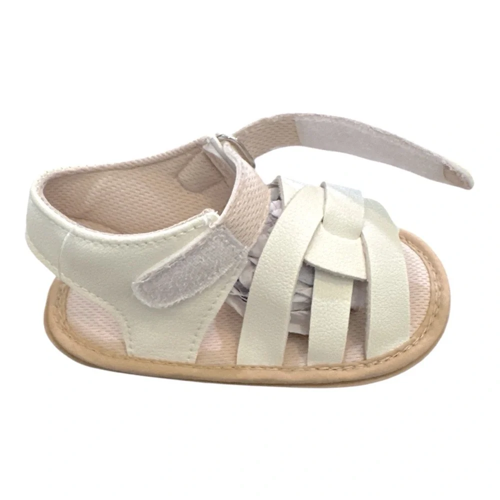 Koshine Baby Sandals Cream | Size 12–18 Months